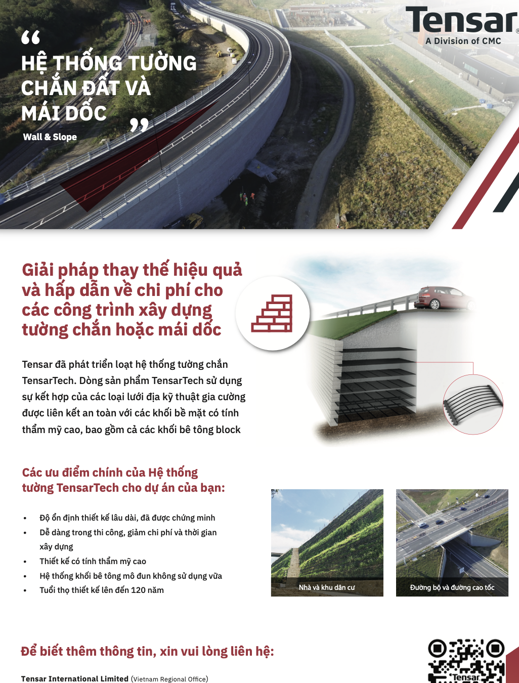 Earth Retaining Walls & Reinforced Slopes Flyer