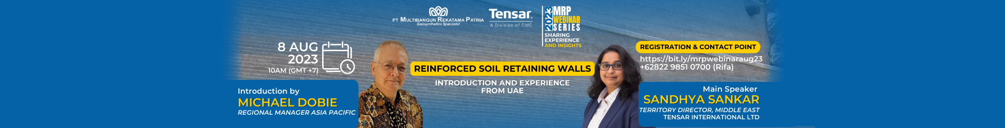 Image of Reinforced Soil Retaining Walls: Introduction and Experience from United Arab Emirates (MRP Webinar Series 2023)